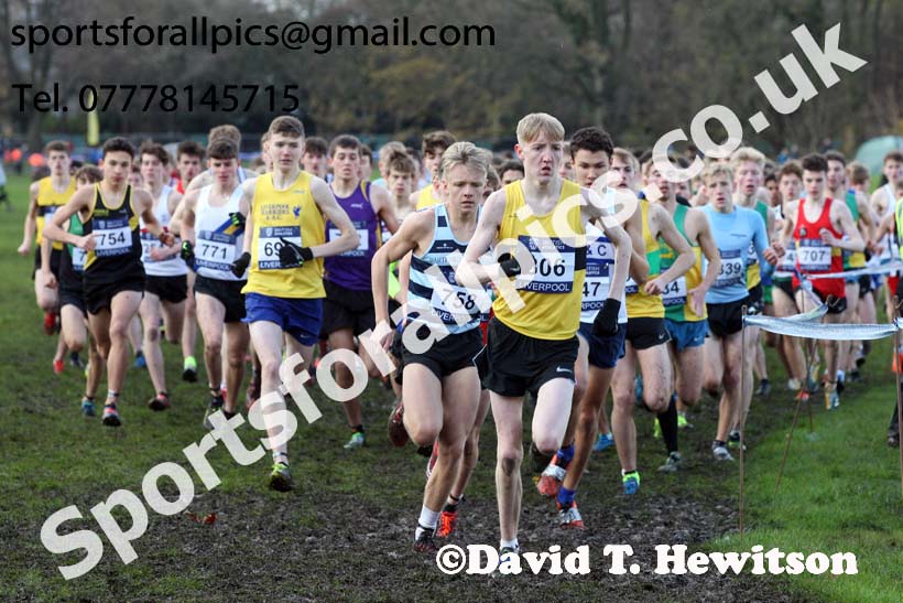 Mens under-17s  2017 British Athletics Liverpool Cross Challenge, Sefton Park, Liverpool. Photo:  David T. Hewitson/Sports for All Pics